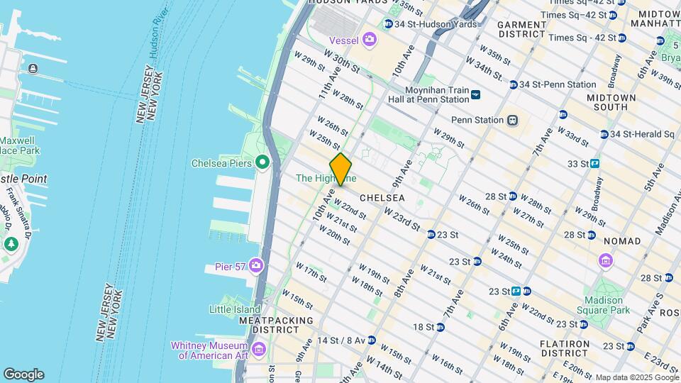 464 W 23rd St Mapa y Detalles de la Ubicación