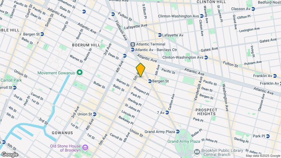 448 Bergen St Mapa y Detalles de la Ubicación