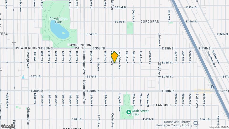 1829 E 36th St Mapa y Detalles de la Ubicación
