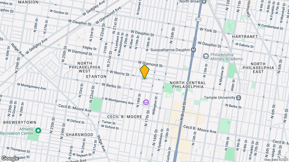 1727 Arlington St Map and Location Details