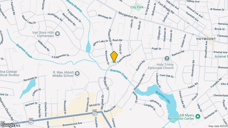 334 Pinecrest Dr Map and Location Details