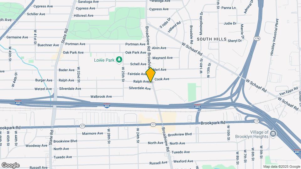 4864 Broadview Rd Map and Location Details
