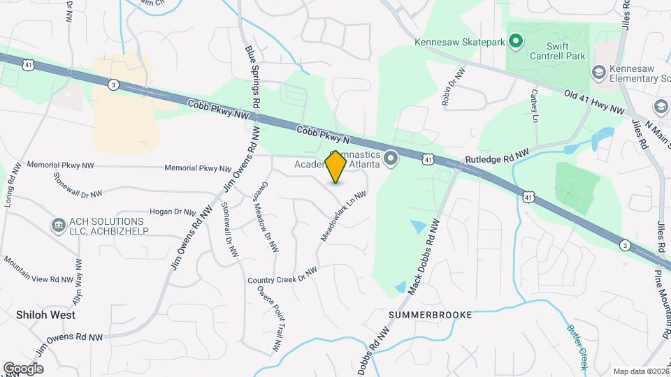 3276 Owens Meadow Ln NW Map and Location Details