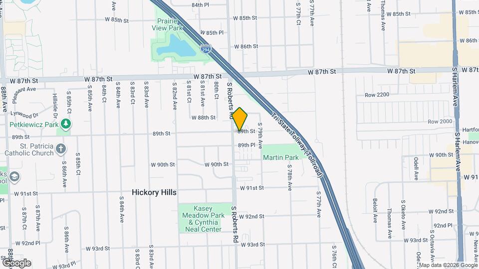 8901 S Roberts Rd, Unit 8901 S Roberts Rd Apt 108 Map and Location Details