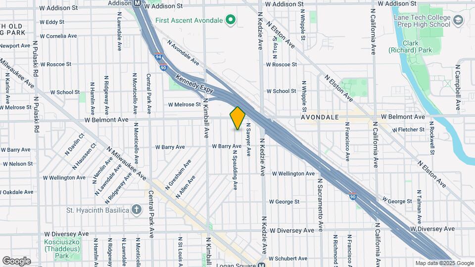 3127 N Spaulding Ave, Unit 2 Map and Location Details