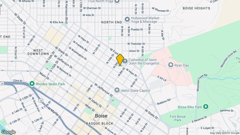 809 W Hays St Map and Location Details