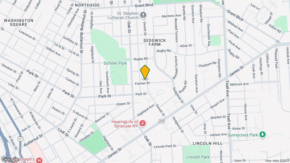 401 Dewitt St Map and Location Details