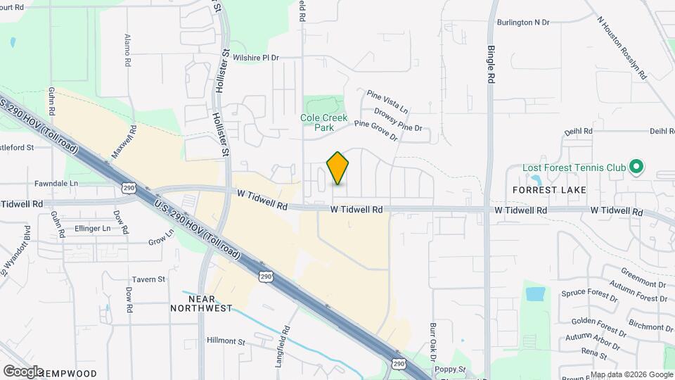 5818 Chinaberry Dr Map and Location Details