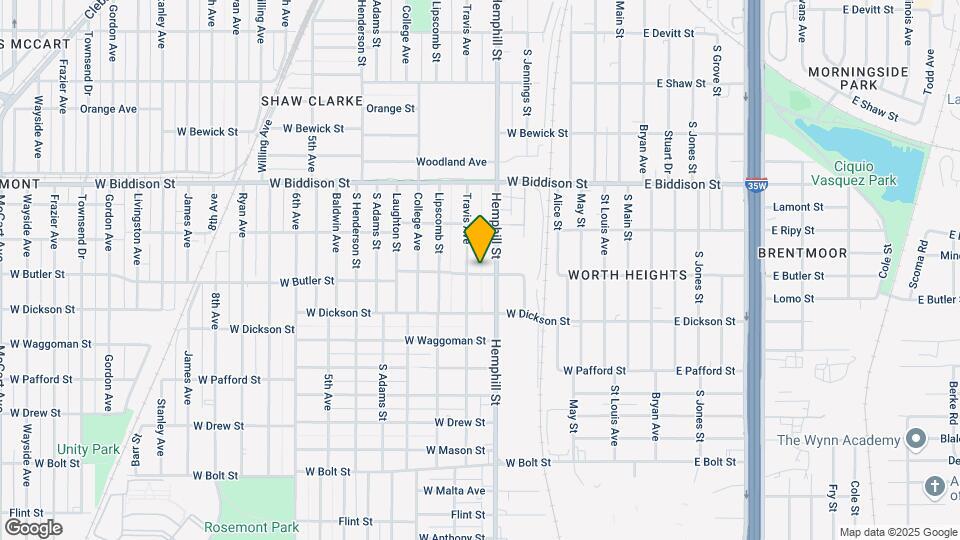 712 W Butler St Mapa y Detalles de la Ubicación
