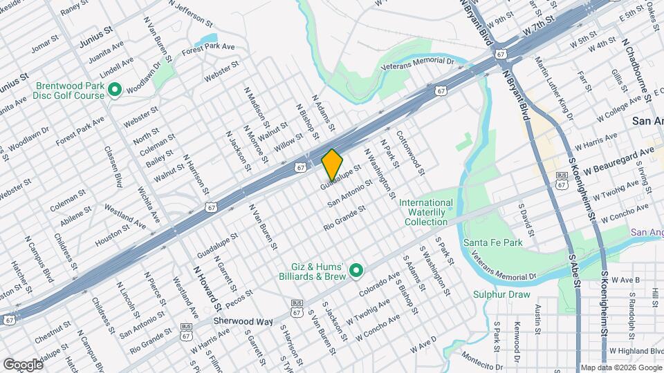 1315 Guadalupe St Map and Location Details