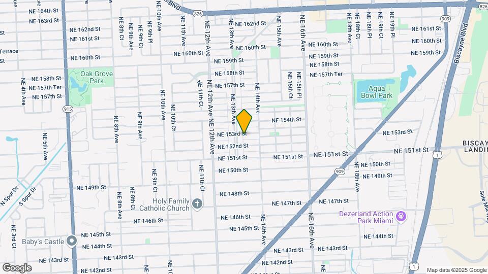 1330 NE 153rd St Map and Location Details