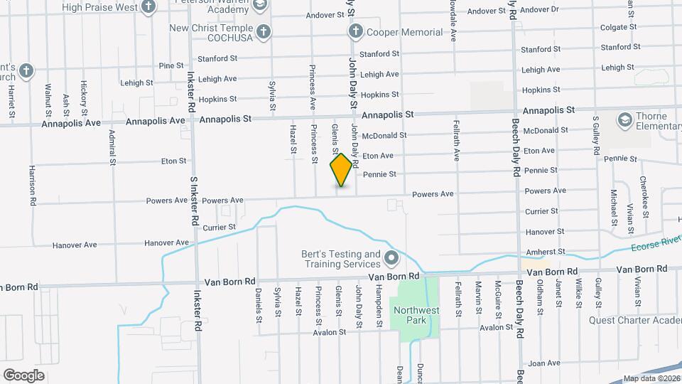 5169 Glenis St Map and Location Details