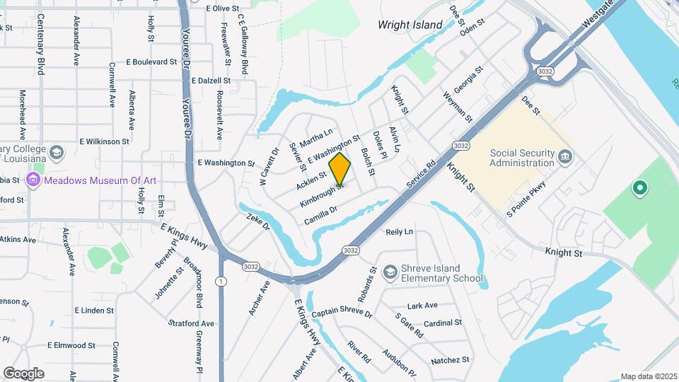 825 Kimbrough St Mapa y Detalles de la Ubicación