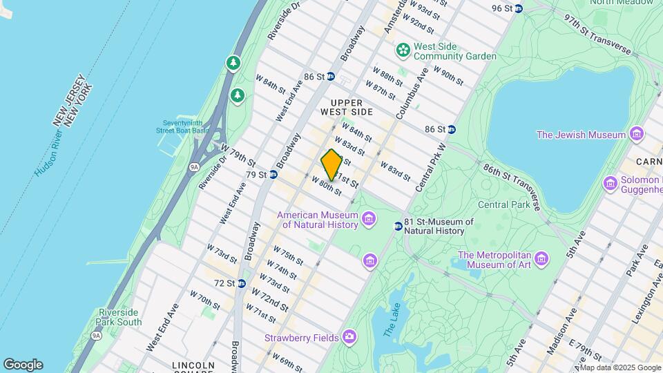 145 W 80th St Map and Location Details