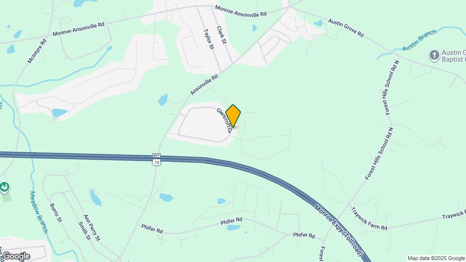 402 Glencroft Dr Map and Location Details