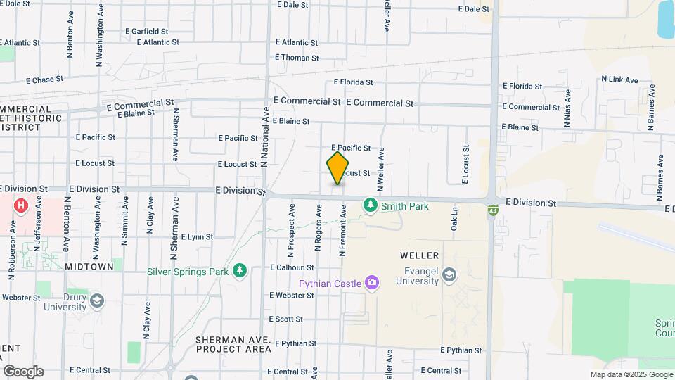 1373 E Division St Mapa y Detalles de la Ubicación