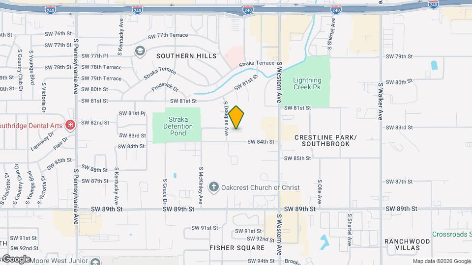 8412 S Douglas Ave Map and Location Details