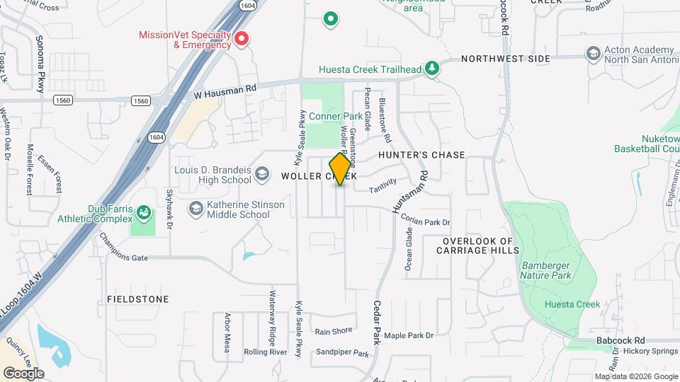 13038 Woller Creek Map and Location Details