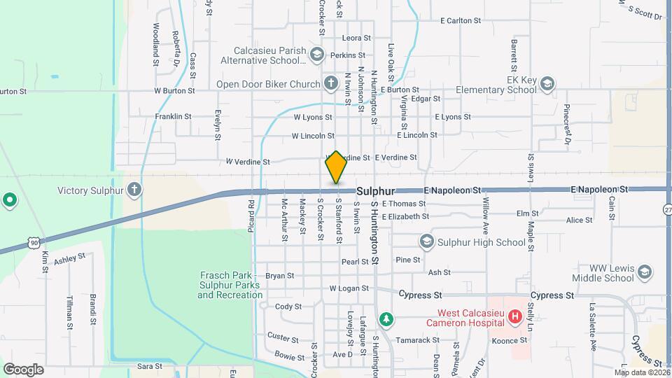 109 S Stanford St Map and Location Details