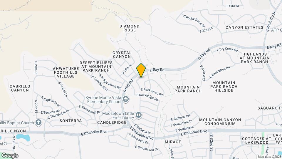 2717 E Dry Creek Rd Map and Location Details