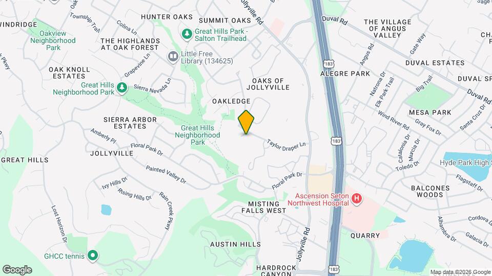 11266 Taylor Draper Ln, Unit 0811 Mapa y Detalles de la Ubicación