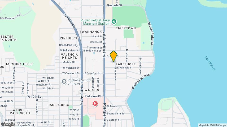 617 Lakehurst St Map and Location Details