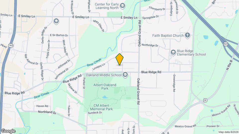 2119 Live Oak Ln Map and Location Details