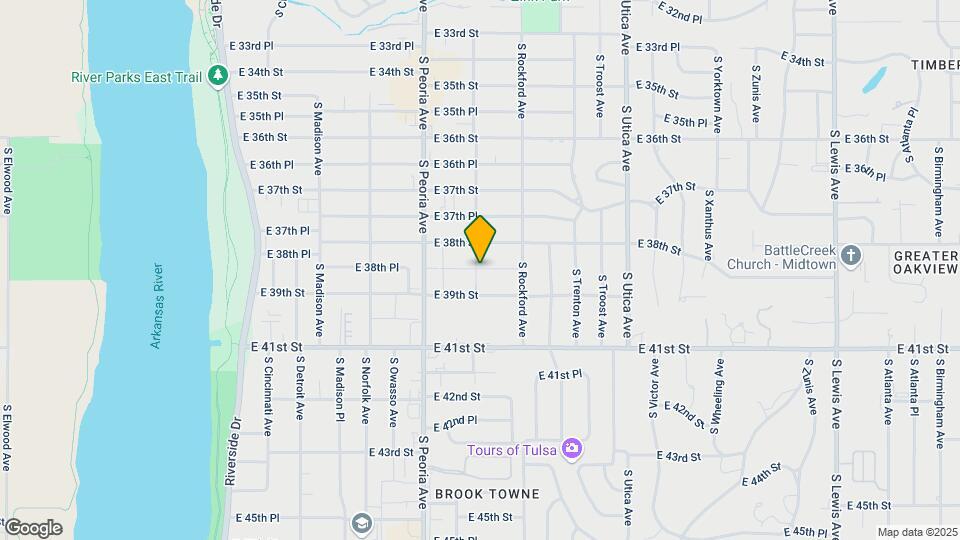 1432 E 38th St Map and Location Details