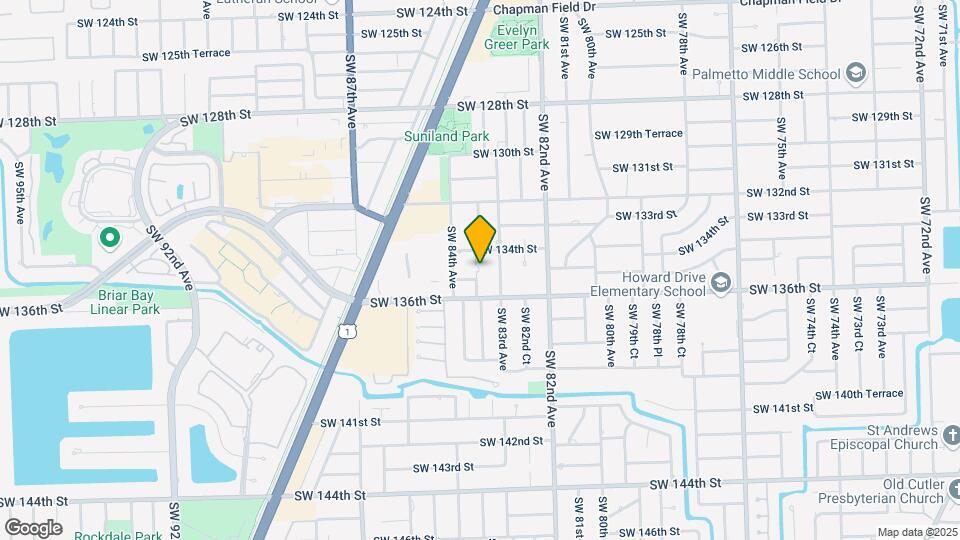 13505 SW 83rd Ct Map and Location Details