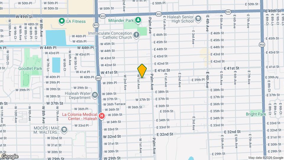 27 W 39th Pl, Unit Unit A Map and Location Details