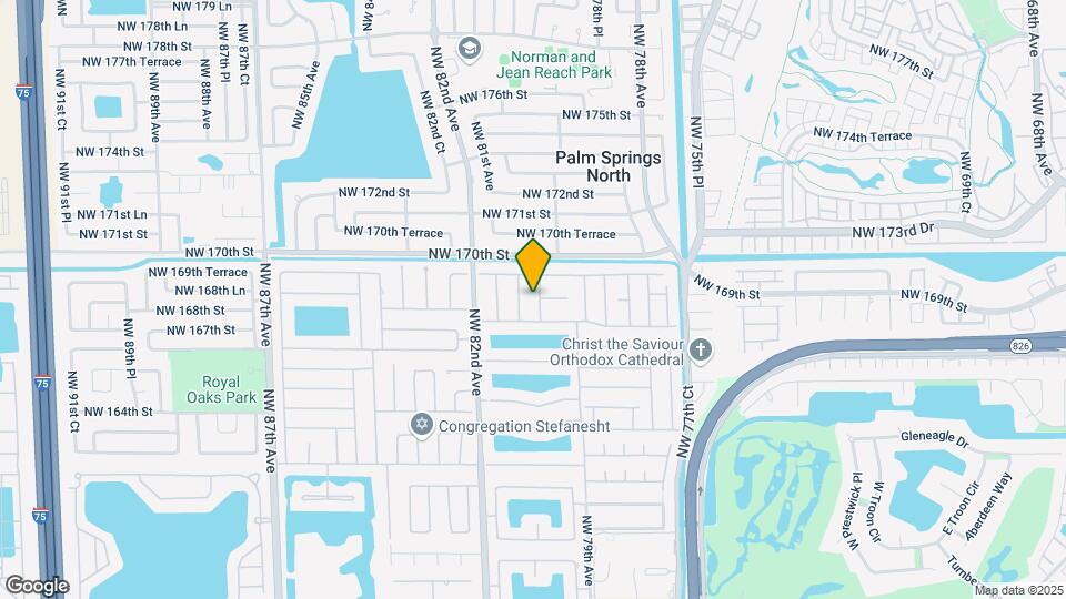 16820 NW 79th Pl Map and Location Details