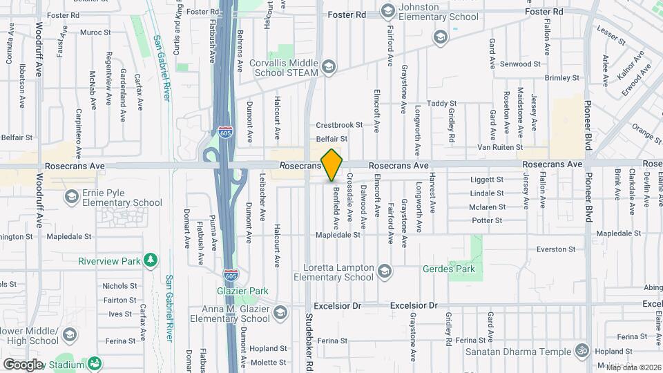 14403 Benfield Ave Map and Location Details