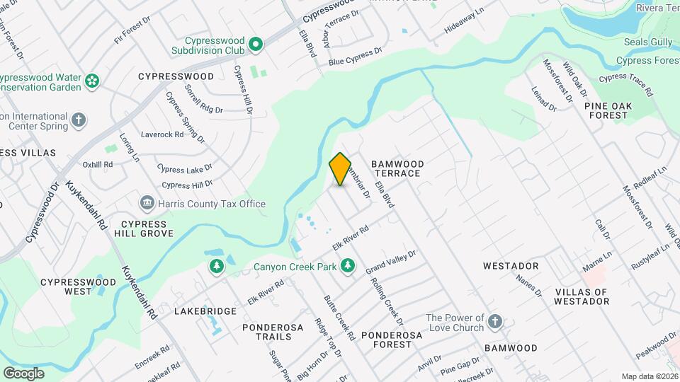 18027 Bambridge Dr Map and Location Details