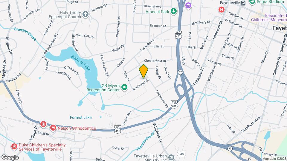 908 Rochester Dr Map and Location Details