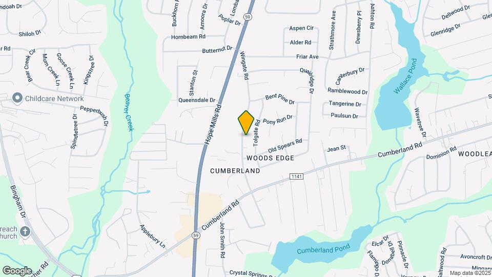 2239 Wingate Rd Map and Location Details