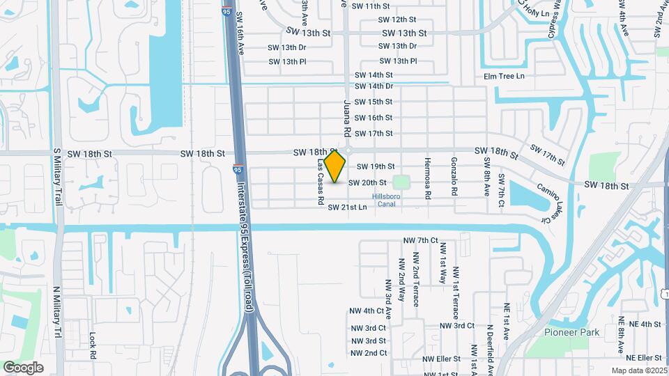 1250 SW 20th St Map and Location Details