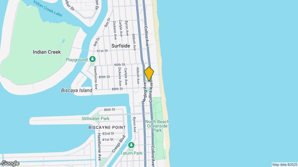 8816 Collins Ave, Unit 2 Map and Location Details