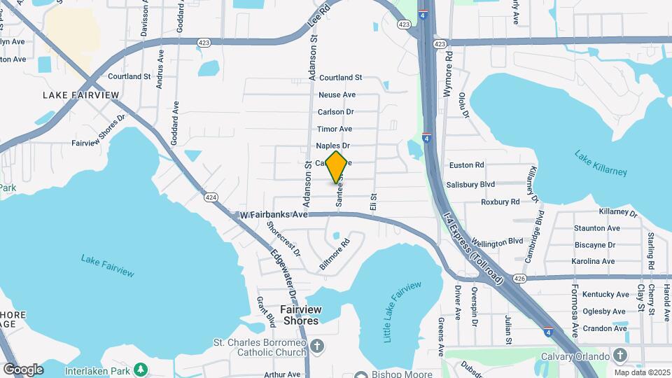 4506 Santee St Map and Location Details