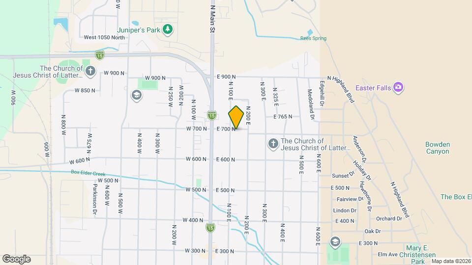 678 N 100 E Map and Location Details