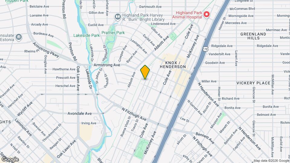 4419 Buena Vista St Map and Location Details