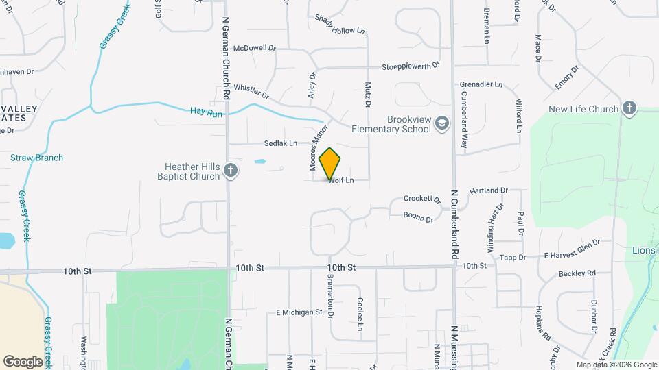 11313 Wolf Ln Map and Location Details