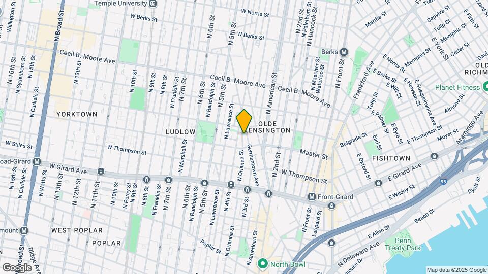 1426 Germantown Ave Map and Location Details