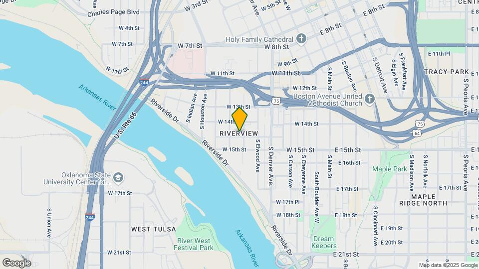1418-1420 S Frisco Ave Mapa y Detalles de la Ubicación