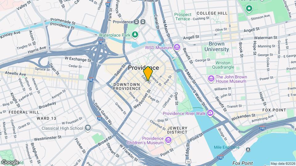 93 Eddy St, Unit 2 Map and Location Details