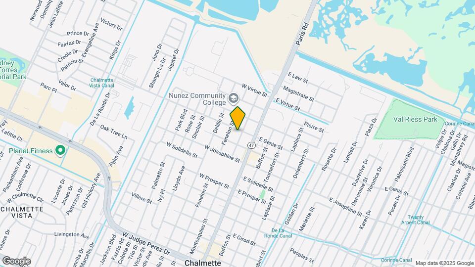 206 W Genie St, Unit 1 Map and Location Details