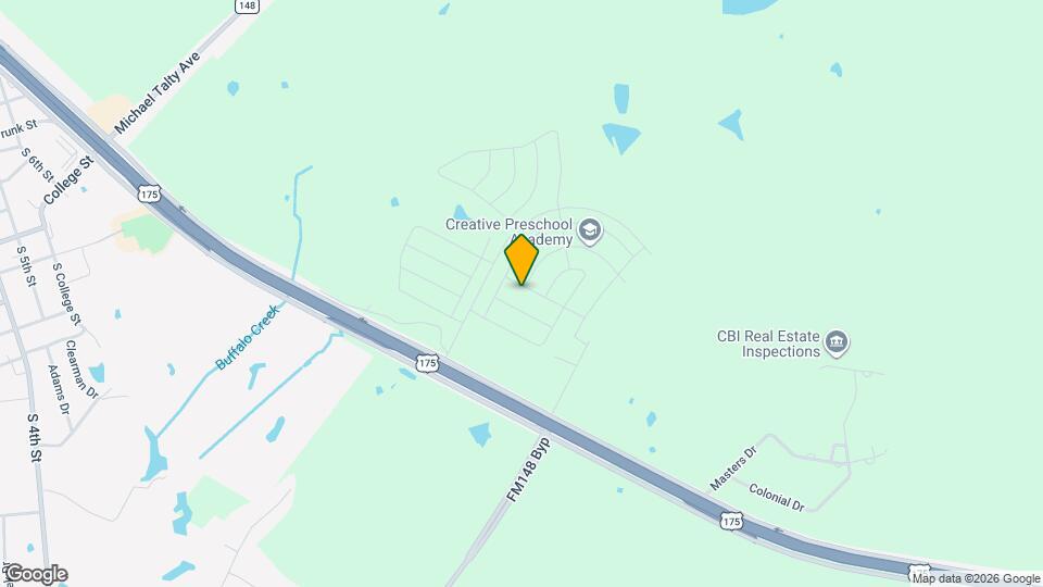 2518 Rockridge Dr Map and Location Details