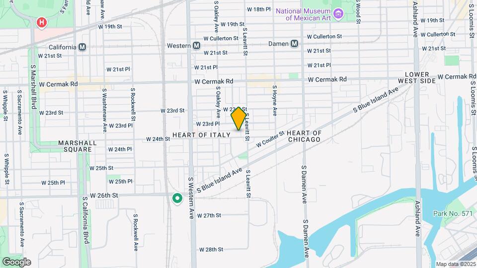 2216 W 24th St Map and Location Details