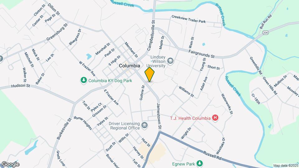 Columbia Groves Mapa y Detalles de la Ubicación