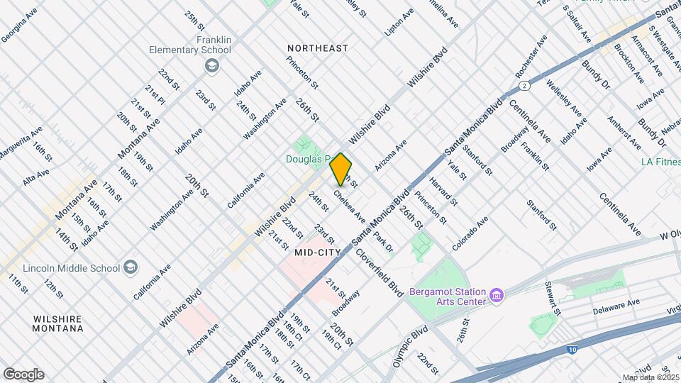 1249 Chelsea Ave Mapa y Detalles de la Ubicación
