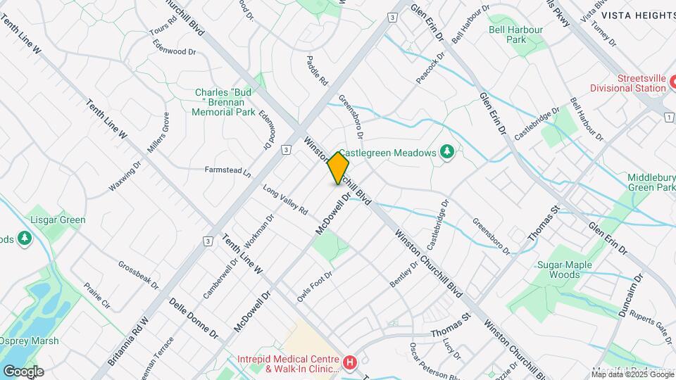 3072 Caulfield Crescent Map and Location Details